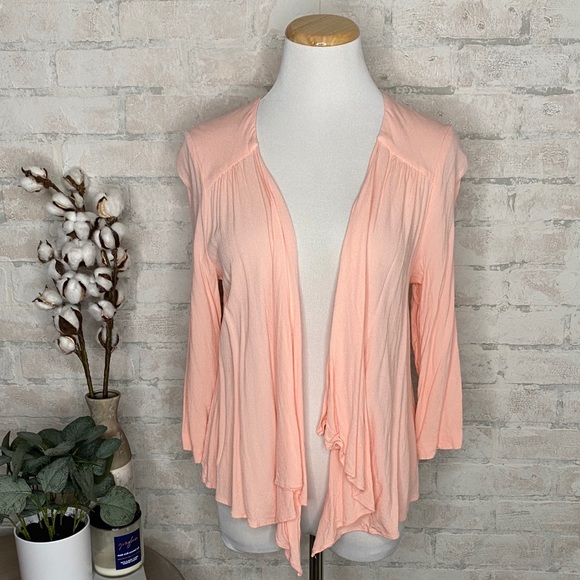 Maurices Tops - Maurices | Peach Lightweight Cardigan
